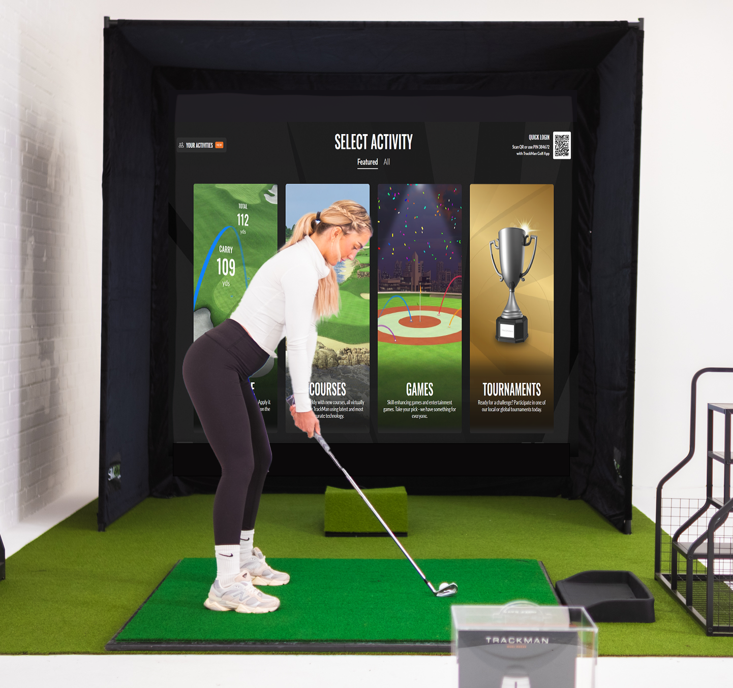 SimBox Golf Simulator Enclosure